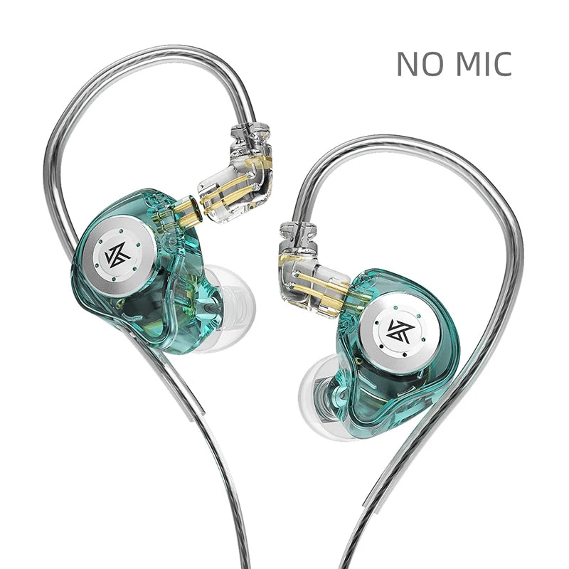 Auriculares KZ EDX Pro dinámicos intraaurales con cable, monitorización HiFi, graves estéreo, para juegos, música, tapones para los oídos, cancelación de ruido