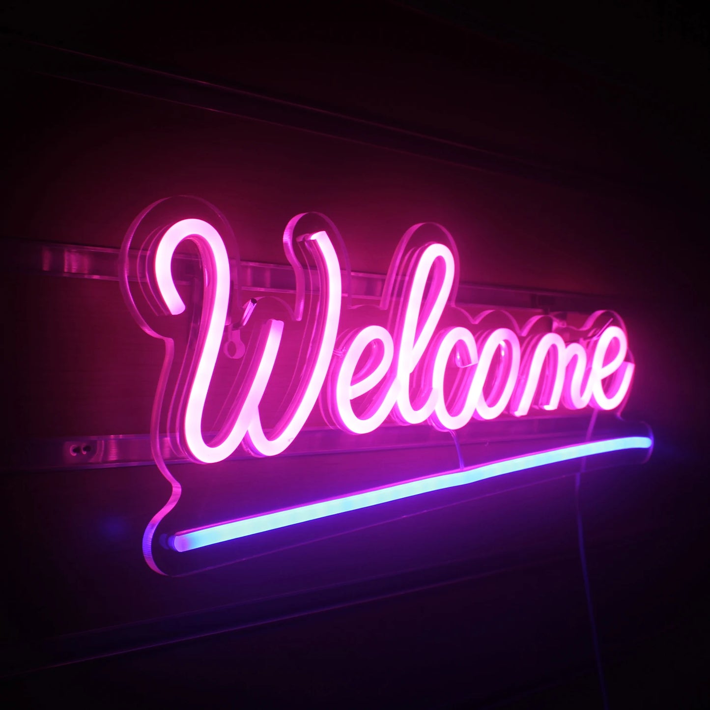 Letrero de neón abierto con luces LED para decoración de habitaciones, para negocios, tiendas, clubes, salones, letrero publicitario brillante con alimentación USB, logotipo artístico.