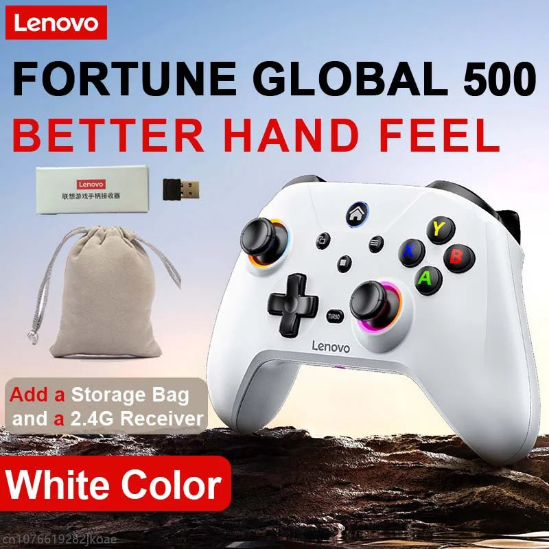 Nuevo controlador inalámbrico Bluetooth RGB Lenovo S02 para Nintendo Switch OLED/Switch Lite/PC/Mobile Gamepad Joystick multifunción