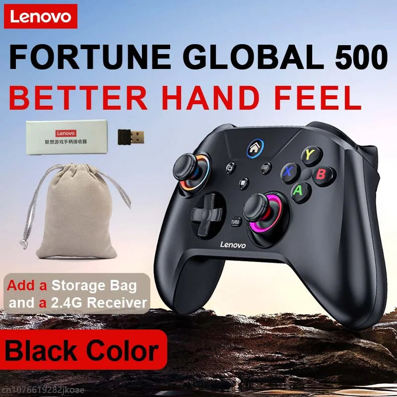 Nuevo controlador inalámbrico Bluetooth RGB Lenovo S02 para Nintendo Switch OLED/Switch Lite/PC/Mobile Gamepad Joystick multifunción