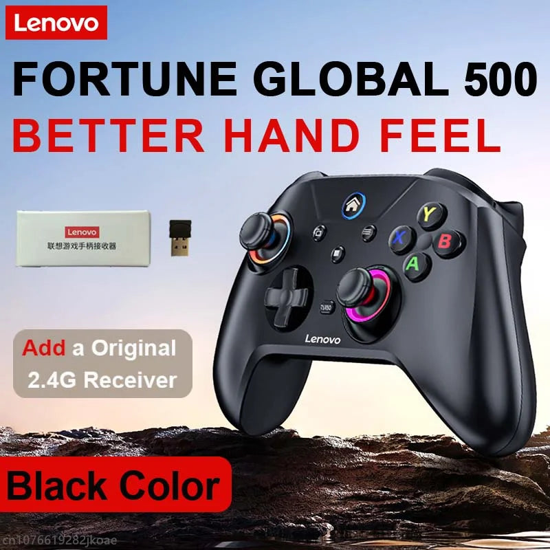 Nuevo controlador inalámbrico Bluetooth RGB Lenovo S02 para Nintendo Switch OLED/Switch Lite/PC/Mobile Gamepad Joystick multifunción