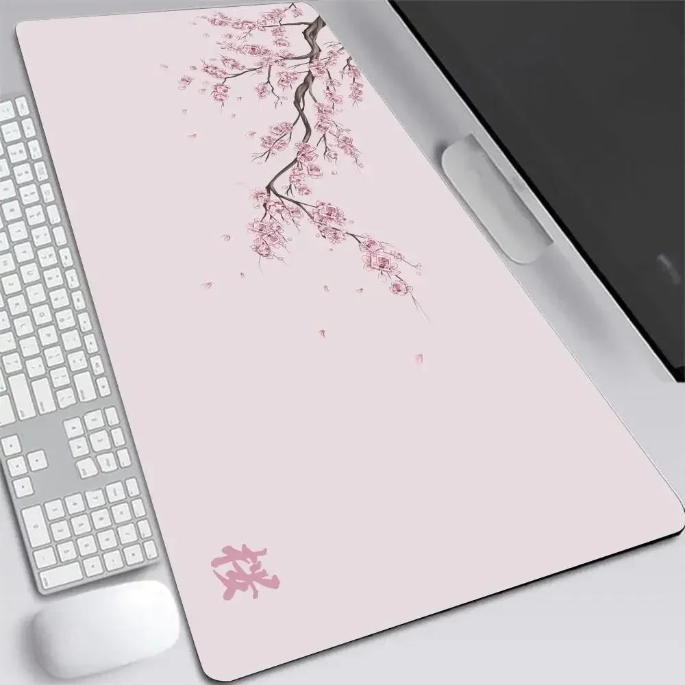 Alfombrilla de ratón XXL con diseño de flor de cerezo japones