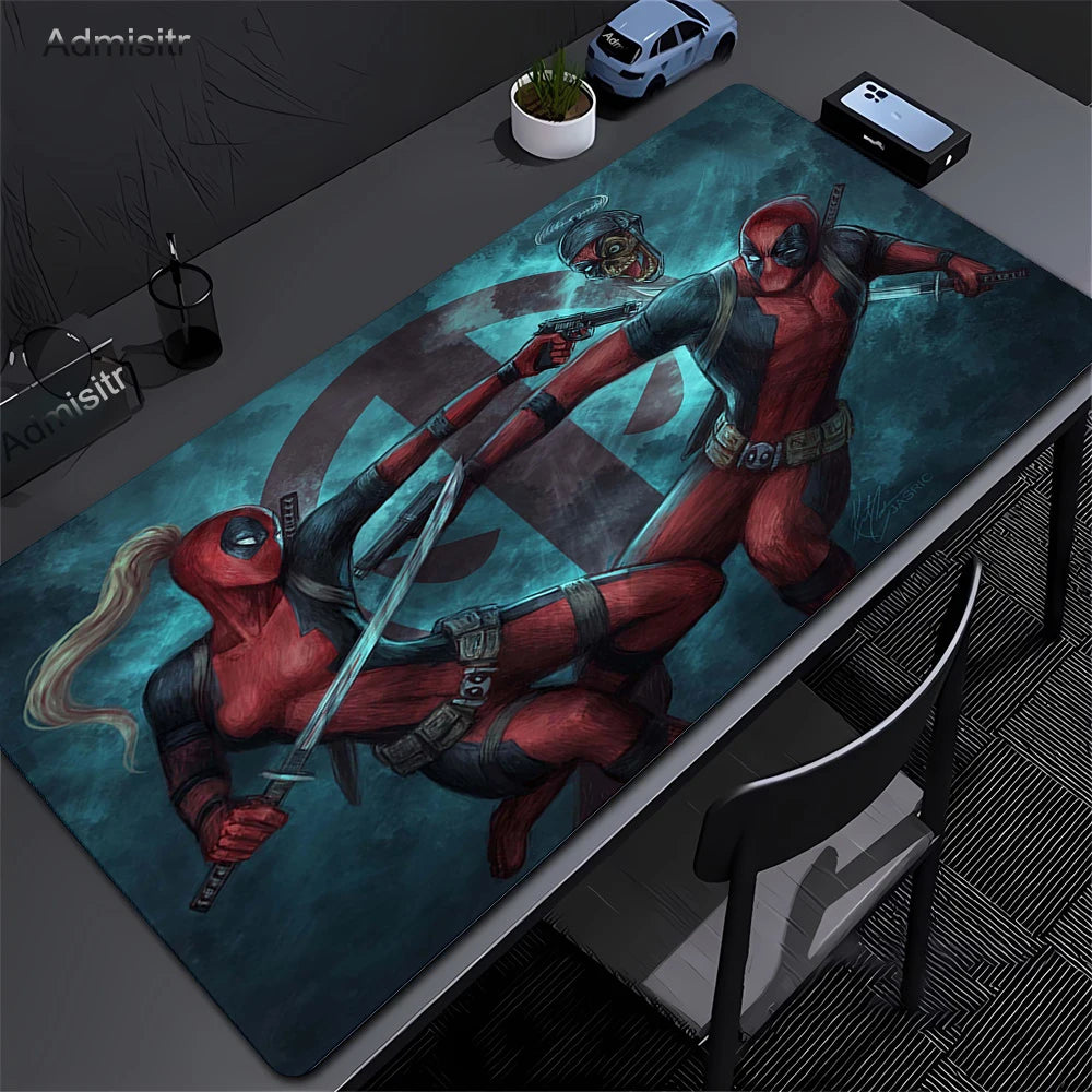 Alfombrilla de ratón con diseño de Marvel Deadpool para PC (900 x 400)