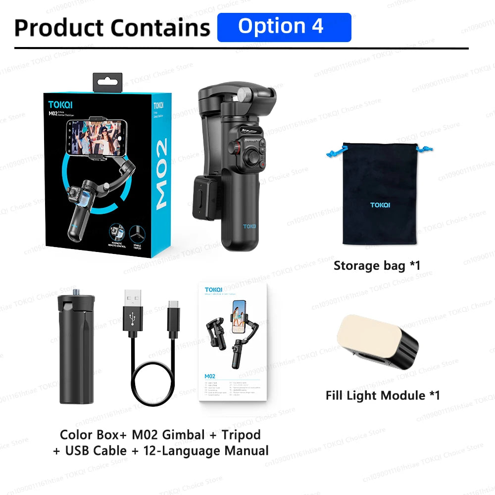 Soporte para teléfono con cardán de 3 ejes, antivibración, para grabar videos y selfies, con estabilizador para teléfonos inteligentes Xiaomi, iPhone y otros dispositivos.