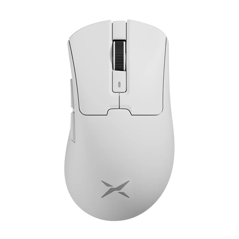 Ratón inalámbrico para juegos Delux M900PRO ergonómico con tasa de sondeo de 8K, PAW3395, 63 g, base de carga magnética RGB para jugadores de PC diestros y grandes.