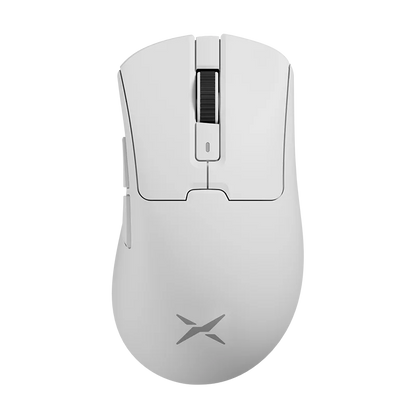 Ratón inalámbrico para juegos Delux M900PRO ergonómico con tasa de sondeo de 8K, PAW3395, 63 g, base de carga magnética RGB para jugadores de PC diestros y grandes.