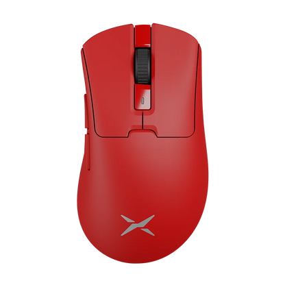 Ratón inalámbrico para juegos Delux M900PRO ergonómico con tasa de sondeo de 8K, PAW3395, 63 g, base de carga magnética RGB para jugadores de PC diestros y grandes.