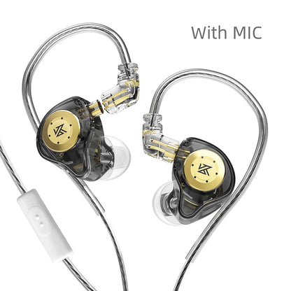 Auriculares KZ EDX Pro dinámicos intraaurales con cable, monitorización HiFi, graves estéreo, para juegos, música, tapones para los oídos, cancelación de ruido