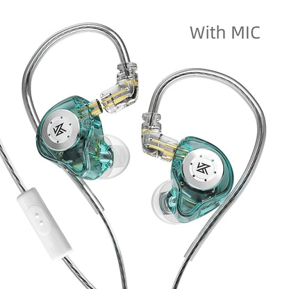 Auriculares KZ EDX Pro dinámicos intraaurales con cable, monitorización HiFi, graves estéreo, para juegos, música, tapones para los oídos, cancelación de ruido