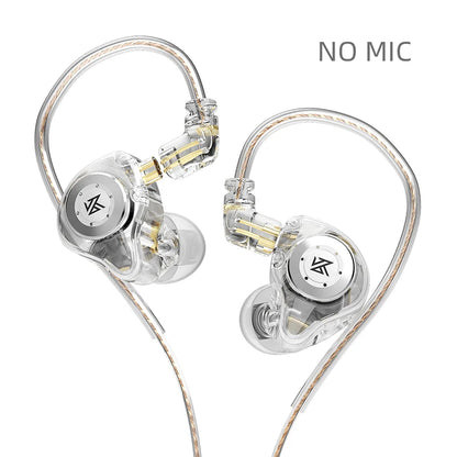 Auriculares KZ EDX Pro dinámicos intraaurales con cable, monitorización HiFi, graves estéreo, para juegos, música, tapones para los oídos, cancelación de ruido