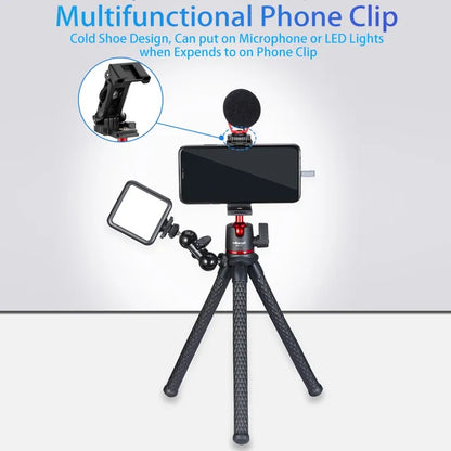 Trípode flexible Ulanzi MT-11 para cámara DSLR con control remoto mini patas de pulpo