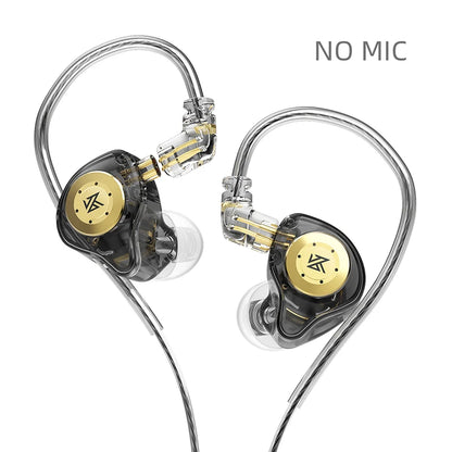 Auriculares KZ EDX Pro dinámicos intraaurales con cable, monitorización HiFi, graves estéreo, para juegos, música, tapones para los oídos, cancelación de ruido