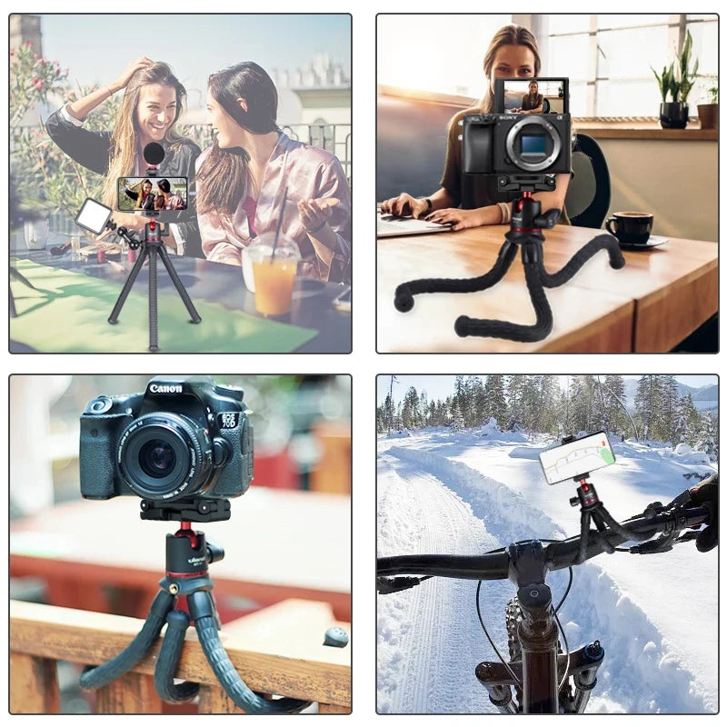 Trípode flexible Ulanzi MT-11 para cámara DSLR con control remoto mini patas de pulpo