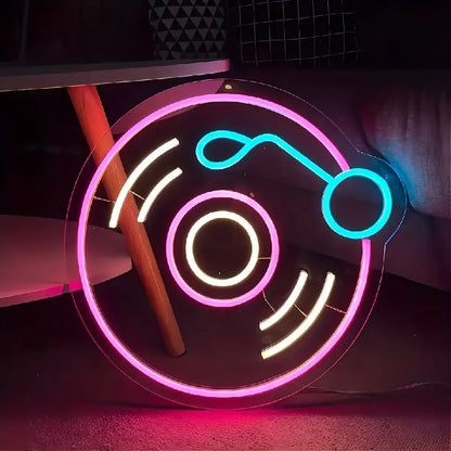 Letrero de neón "Estudio en directo", luz LED musical para sala de grabación, estudio de música, streaming, fiestas, clubes y decoración de pared