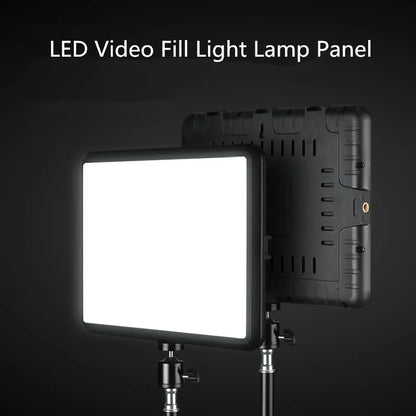 Panel de luz LED para fotografía y video de 8/12 pulgadas, kit de lámpara para estudio fotográfico, transmisión en vivo, grabación y YouTube con trípode.
