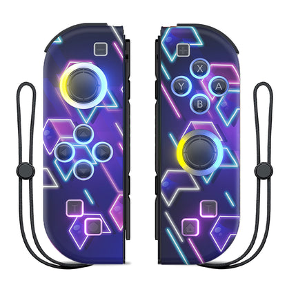 Mando inalámbrico con vibración dual Turbo para Nintendo Switch/OLED/Lite - LED RGB (I/D) Joy-Con