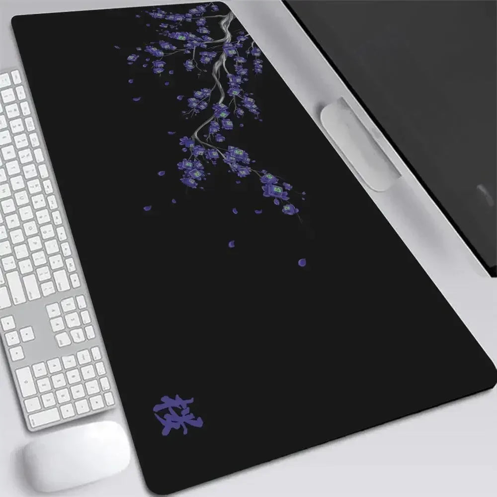 Alfombrilla de ratón XXL con diseño de flor de cerezo japones