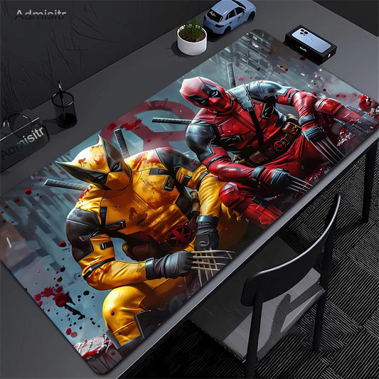 Alfombrilla de ratón antideslizante para juegos con diseño de Deadpool