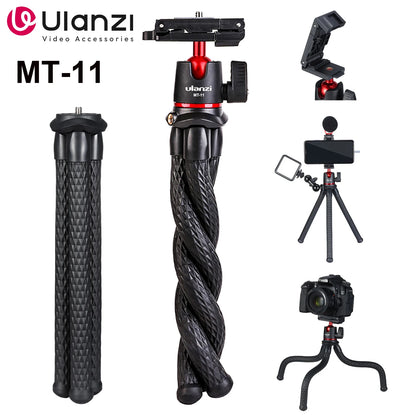 Trípode flexible Ulanzi MT-11 para cámara DSLR con control remoto mini patas de pulpo