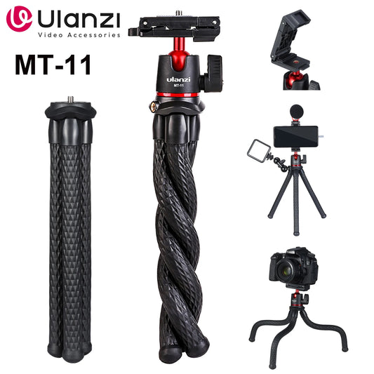 Trípode flexible Ulanzi MT-11 para cámara DSLR con control remoto mini patas de pulpo
