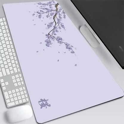 Alfombrilla de ratón XXL con diseño de flor de cerezo japones