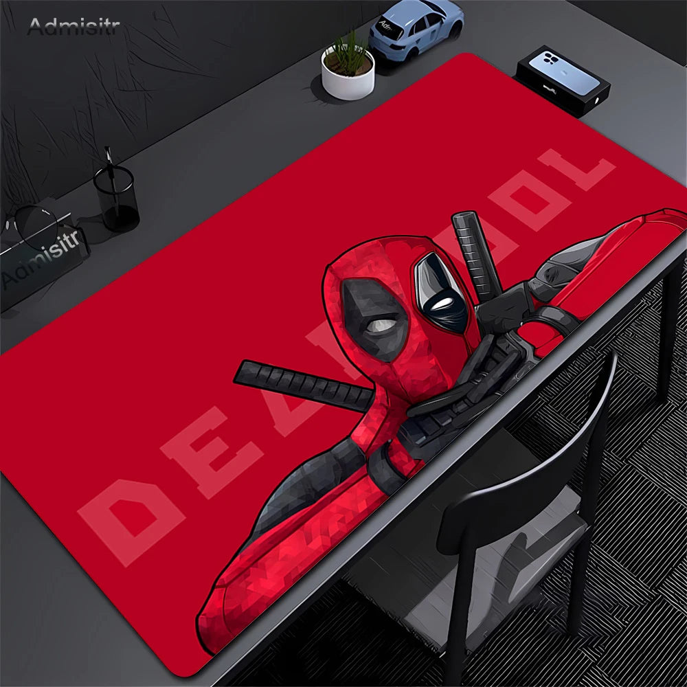 Alfombrilla de ratón antideslizante para juegos con diseño de Deadpool