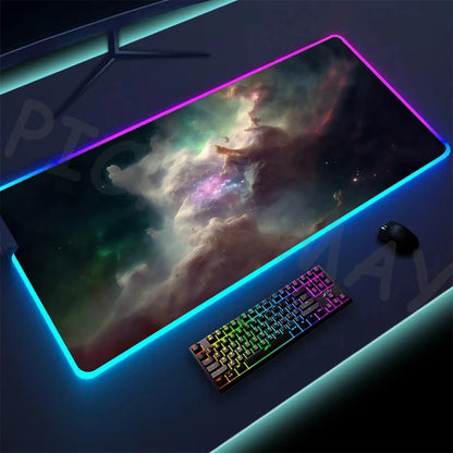 Alfombrilla de ratón LED RGB para gamers (XXL)