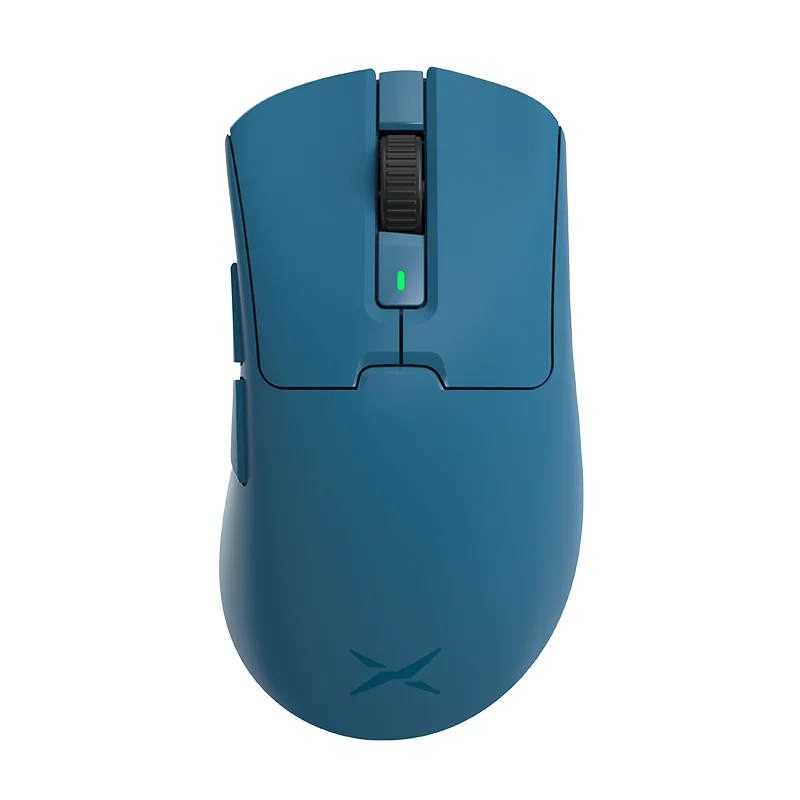 Ratón inalámbrico para juegos Delux M900PRO ergonómico con tasa de sondeo de 8K, PAW3395, 63 g, base de carga magnética RGB para jugadores de PC diestros y grandes.