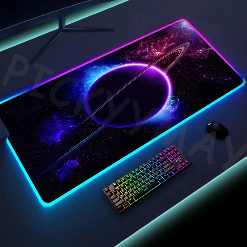 Alfombrilla de ratón LED RGB para gamers (XXL)