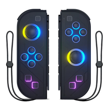 Mando inalámbrico con vibración dual Turbo para Nintendo Switch/OLED/Lite - LED RGB (I/D) Joy-Con