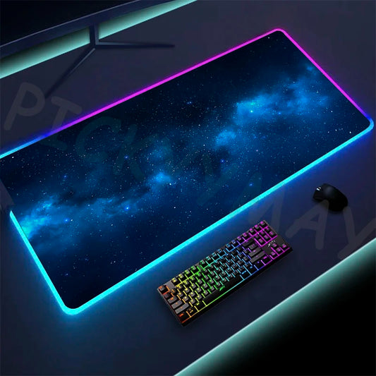 Alfombrilla de ratón LED RGB para gamers (XXL)