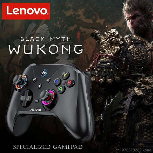 Nuevo controlador inalámbrico Bluetooth RGB Lenovo S02 para Nintendo Switch OLED/Switch Lite/PC/Mobile Gamepad Joystick multifunción