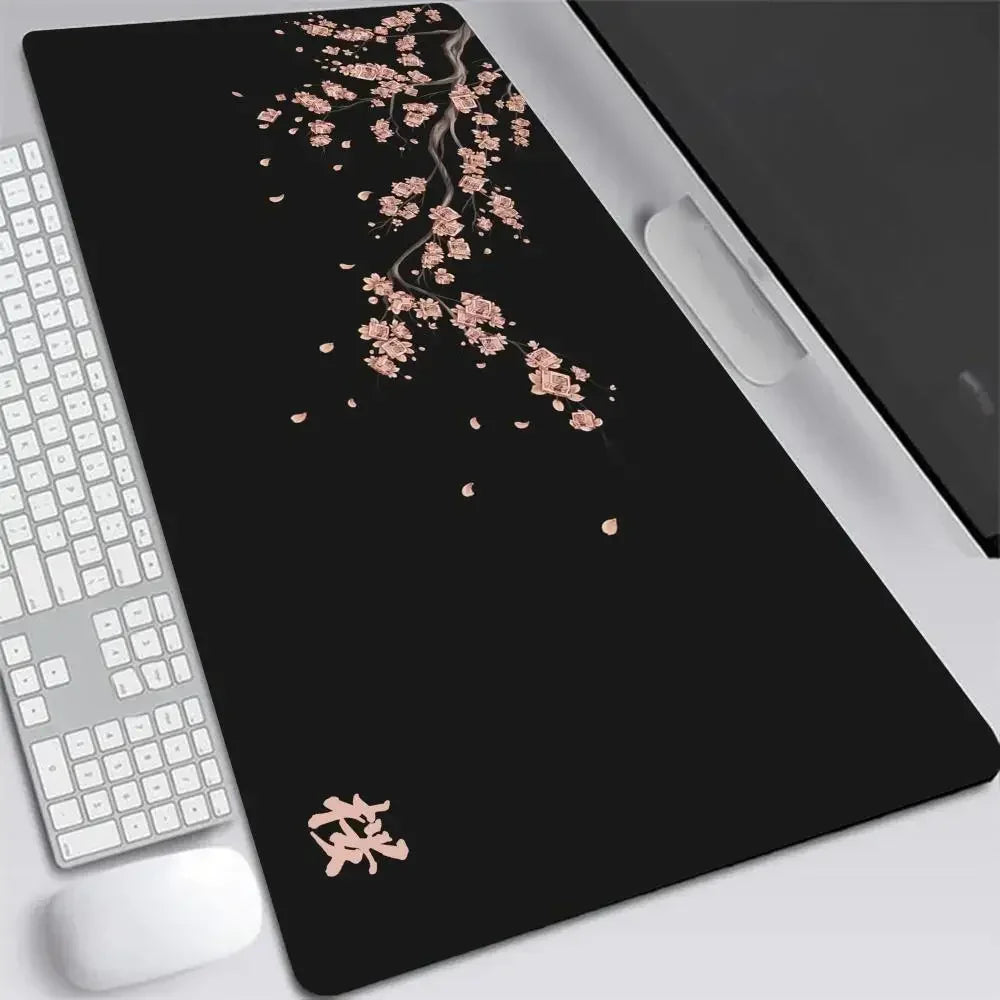 Alfombrilla de ratón XXL con diseño de flor de cerezo japones