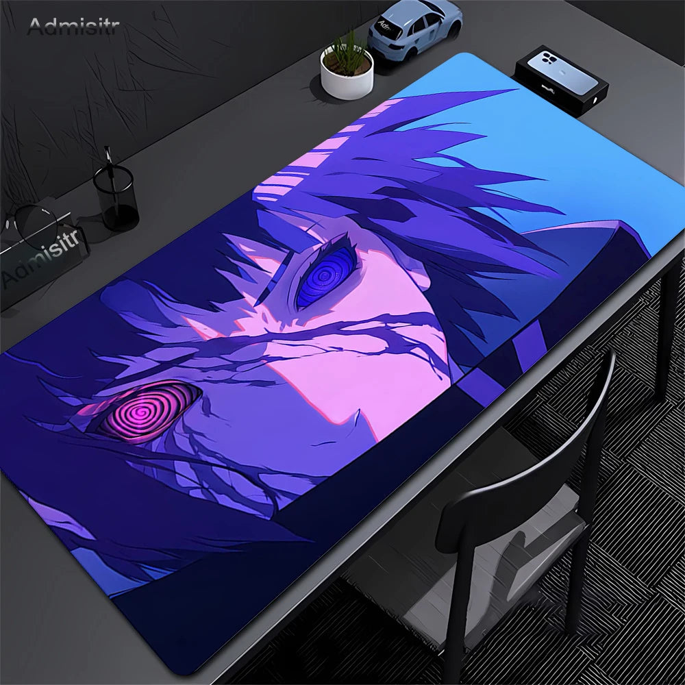 Alfombrilla de ratón de goma antideslizante Naruto S XL XXL para escritorio de oficina