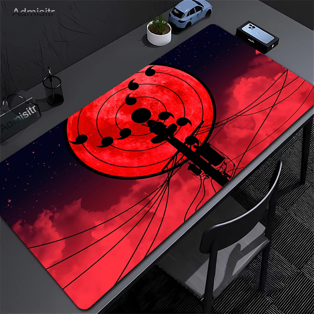 Alfombrilla de ratón de goma antideslizante Naruto S XL XXL para escritorio de oficina