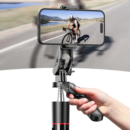 Trípode para selfies MEUYAG con monopié de (1708)mm y control remoto Bluetooth con rotación de 360° e interfaz 1/4 para movil.