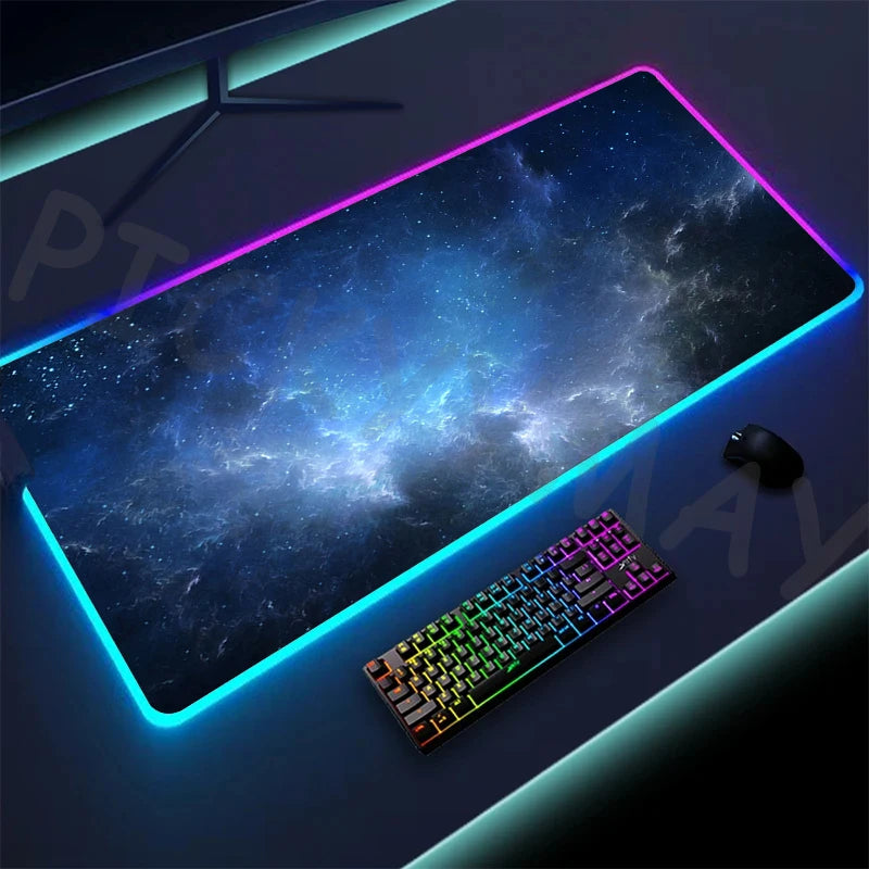 Alfombrilla de ratón LED RGB para gamers (XXL)