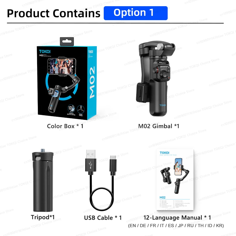 Soporte para teléfono con cardán de 3 ejes, antivibración, para grabar videos y selfies, con estabilizador para teléfonos inteligentes Xiaomi, iPhone y otros dispositivos.