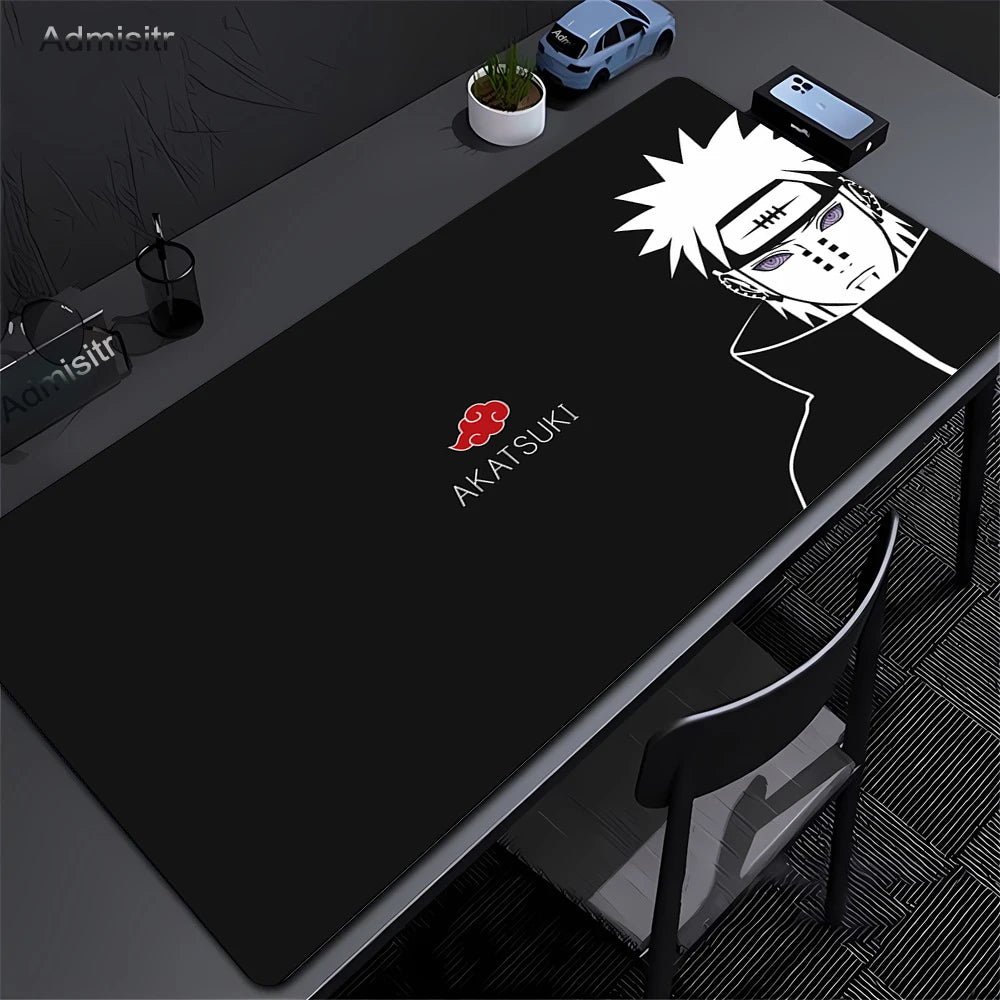 Alfombrilla de ratón de goma antideslizante Naruto S XL XXL para escritorio de oficina