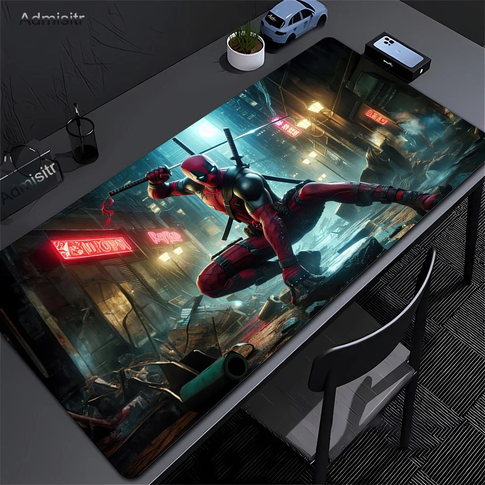 Alfombrilla de ratón con diseño de Marvel Deadpool para PC (900 x 400)