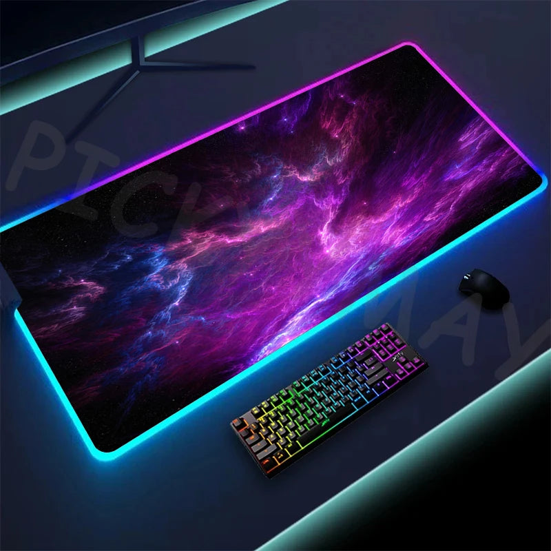 Alfombrilla de ratón LED RGB para gamers (XXL)