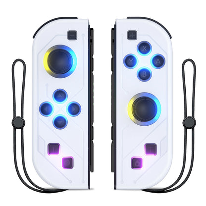 Mando inalámbrico con vibración dual Turbo para Nintendo Switch/OLED/Lite - LED RGB (I/D) Joy-Con